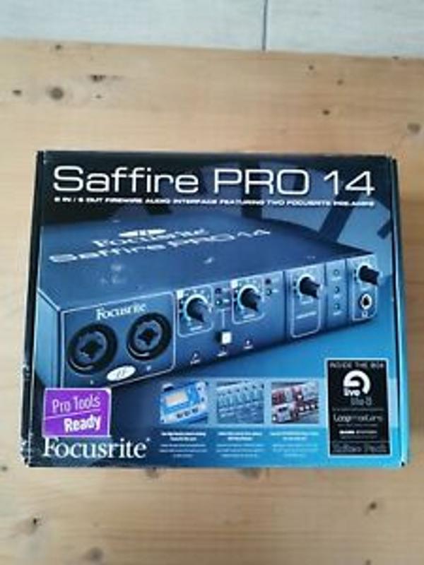 Interface De Áudio Focusrite Saffire Pro 14 Firewire - Interface